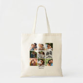 Gepersonaliseerde 9 Photo Collage Sjabloon voor ko Tote Bag (Voorkant)
