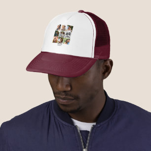 Gepersonaliseerde 9 Photo Collage Sjabloon voor ko Trucker Pet