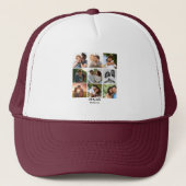 Gepersonaliseerde 9 Photo Collage Sjabloon voor ko Trucker Pet (Voorkant)