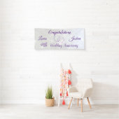 Gepersonaliseerde 9de Bruiloft Jubileum Banner (Insitu)