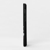 Gepersonaliseerde A Initiaal Silver Monogram Jouw Case-Mate iPhone Case (Achterkant/links)