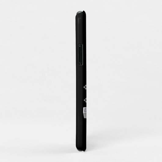 Gepersonaliseerde A Initiaal Silver Monogram Jouw Case-Mate iPhone Case (Achterkant/rechts)