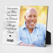 Gepersonaliseerde Aandenken Aan Verloren Geliefde  Fotoplaat (Zijkant)