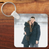 Gepersonaliseerde aandenken paar foto sleutelhanger (Voorkant)