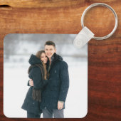 Gepersonaliseerde aandenken paar foto sleutelhanger (Achterkant)