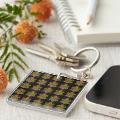 Gepersonaliseerde aangepaste acryl Sleutelhanger f (Voorkant Rechts)