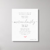 Gepersonaliseerde Aangepaste Adoptie Dag Gift / Ca Canvas Afdruk (Voorkant)