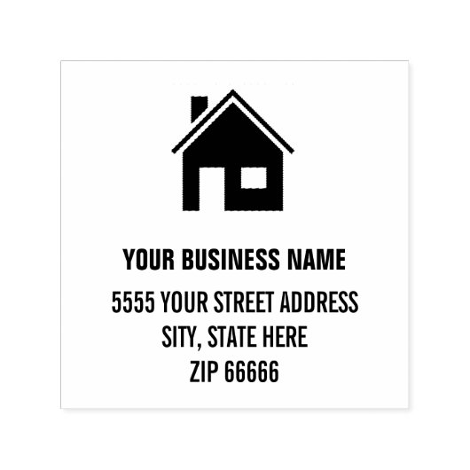 Gepersonaliseerde Aangepaste Adres Zelfinking Stem Zelfinktende Stempel (Design)