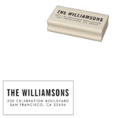 Gepersonaliseerde aangepaste adresstempel Diverse  Rubberstempel (Gestempeld)