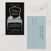 Gepersonaliseerde Aangepaste Antiek Vanity Salon K Aanbevelingskaartje (Voorkant / Achterkant)