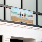 Gepersonaliseerde aangepaste banner met tekst en f (Buitenkant Gebouw)