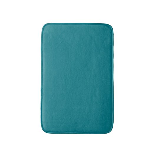 Gepersonaliseerde aangepaste Blauwgroen blauw Badmat (Voorkant Verticaal)