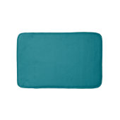 Gepersonaliseerde aangepaste Blauwgroen blauw Badmat (Voorkant)