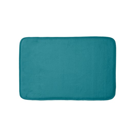 Gepersonaliseerde aangepaste Blauwgroen blauw Badmat (Voorkant)