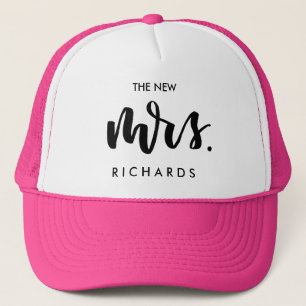 Gepersonaliseerde aangepaste bruidbruiloft Mrs. Trucker Pet