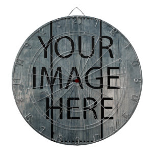 Gepersonaliseerde aangepaste eigen foto & tekst Da Dartbord
