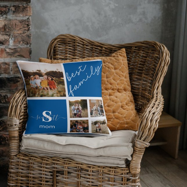 Gepersonaliseerde Aangepaste Familiefoto & Familie Kussen (Creator heeft geüpload)