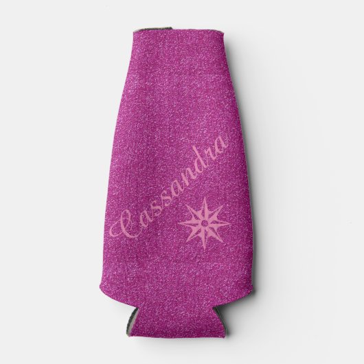 Gepersonaliseerde aangepaste flessenkoeler flesjeskoeler (Voorkant)