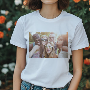 Gepersonaliseerde Aangepaste Foto Afbeelding Vrien Tri-Blend Shirt