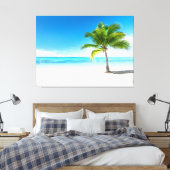 Gepersonaliseerde aangepaste foto canvas afdrukken (Insitu (Slaapkamer))