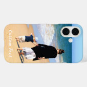 Gepersonaliseerde Aangepaste Foto en Tekst iPhone  Case-Mate iPhone Case (Achterkant (horizontaal))