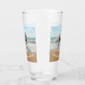 Gepersonaliseerde Aangepaste Foto en Tekst Naam Gl Glas (Rechts)