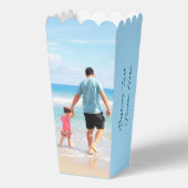 Gepersonaliseerde Aangepaste Foto en Tekst Popcorn Bedankdoosjes (Achterkant)