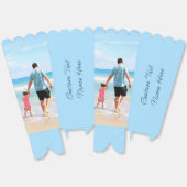 Gepersonaliseerde Aangepaste Foto en Tekst Popcorn Bedankdoosjes (Ongevouwen)