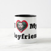 Gepersonaliseerde aangepaste foto Ik hou van mijn Mok (Midden)