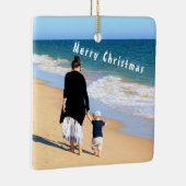 Gepersonaliseerde Aangepaste Foto Kerst Ornament (Rechts)
