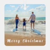 Gepersonaliseerde Aangepaste Foto Kerst Ornament (Achterkant)