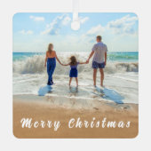 Gepersonaliseerde Aangepaste Foto Kerst Ornament (Voorkant)
