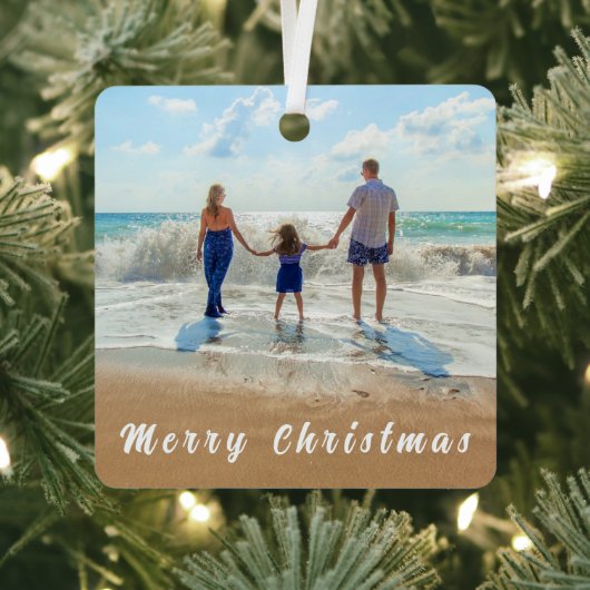 Gepersonaliseerde Aangepaste Foto Kerst Ornament (Insitu)