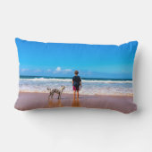 Gepersonaliseerde aangepaste foto kussen uw huisdi (Achterkant)