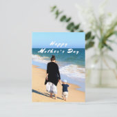 Gepersonaliseerde Aangepaste Foto Moederdag Kaart (Staand voorkant)