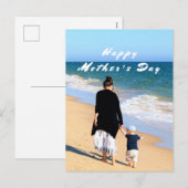 Gepersonaliseerde Aangepaste Foto Moederdag Kaart (Voorkant / Achterkant)