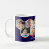 Gepersonaliseerde aangepaste foto-Mok met 10 foto' Koffiemok (Links)