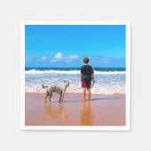 Gepersonaliseerde Aangepaste foto servetten (Voorkant)