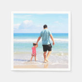 Gepersonaliseerde Aangepaste foto servetten (Voorkant)