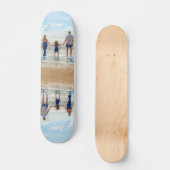 Gepersonaliseerde aangepaste foto skateboard Uw fo (Voorkant)