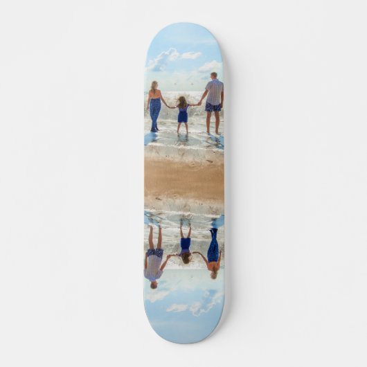 Gepersonaliseerde aangepaste foto skateboard Uw fo (Voorkant)
