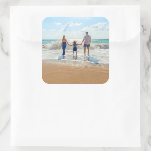 Gepersonaliseerde Aangepaste Foto Sticker Uw Foto' (Tas)