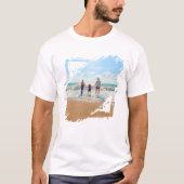 Gepersonaliseerde aangepaste foto T-shirt ontwerp  (Voorkant)