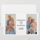 Gepersonaliseerde Aangepaste Foto & Tekst Grootoud Briefpapier (Voorkant / Achterkant)