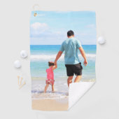 Gepersonaliseerde Aangepaste Foto Uw Golf Handdoek (Insitu)