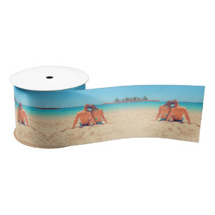 Gepersonaliseerde Aangepaste Foto Uw Satijn Lint