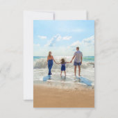 Gepersonaliseerde Aangepaste Foto Vaderdag Kaart Notitiekaartje (Achterkant)