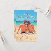 Gepersonaliseerde Aangepaste Foto Valentijnsdag Ka Kaart (Voorkant / Achterkant in situ)