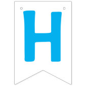 Gepersonaliseerde Aangepaste Foto Verjaardag Bunti Vlaggetjes (Tweede vlag)