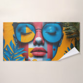 Gepersonaliseerde aangepaste foto Voeg uw eigen fo Badhanddoek (Badhanddoek)